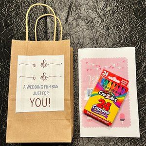 Pre-Filled Kids Wedding Fun Bags (set of 9)